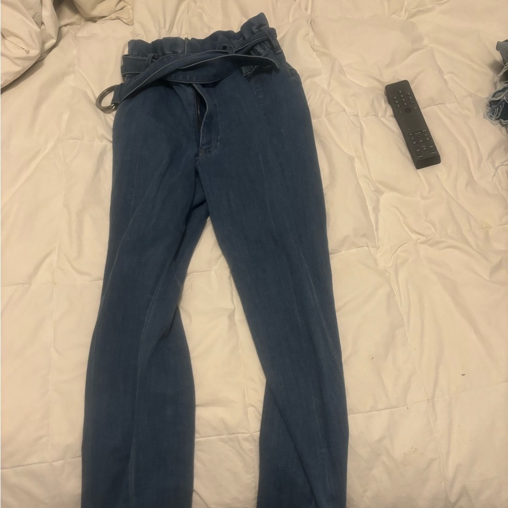 Size 4 paper bag jeans
